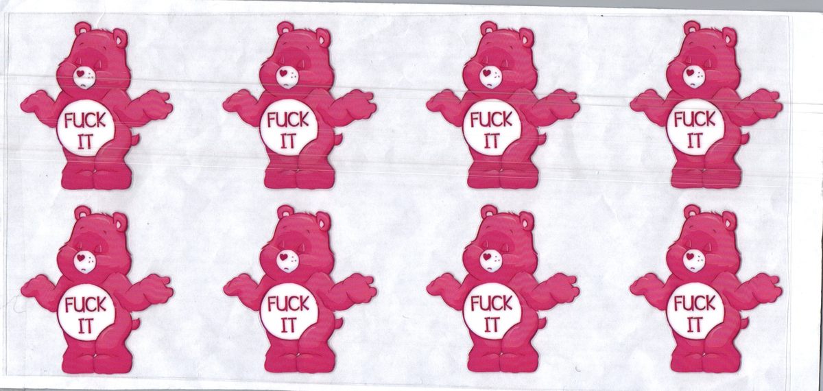 16 oz f*** it dk pink bears misc 331