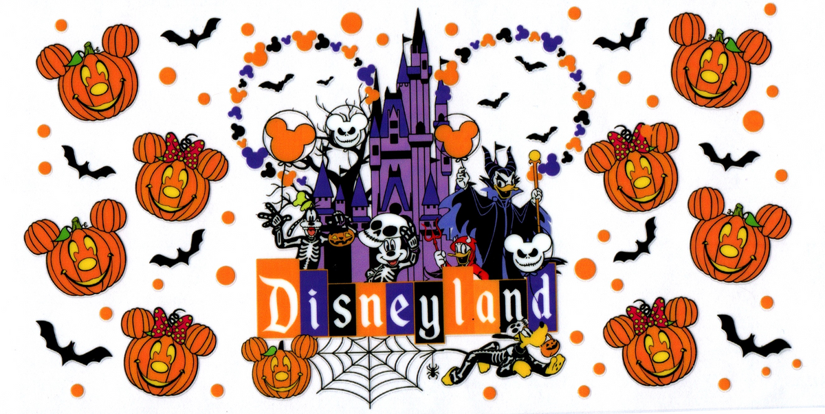 16oz aHlloween castle with mouse pumpkins Halloween 33