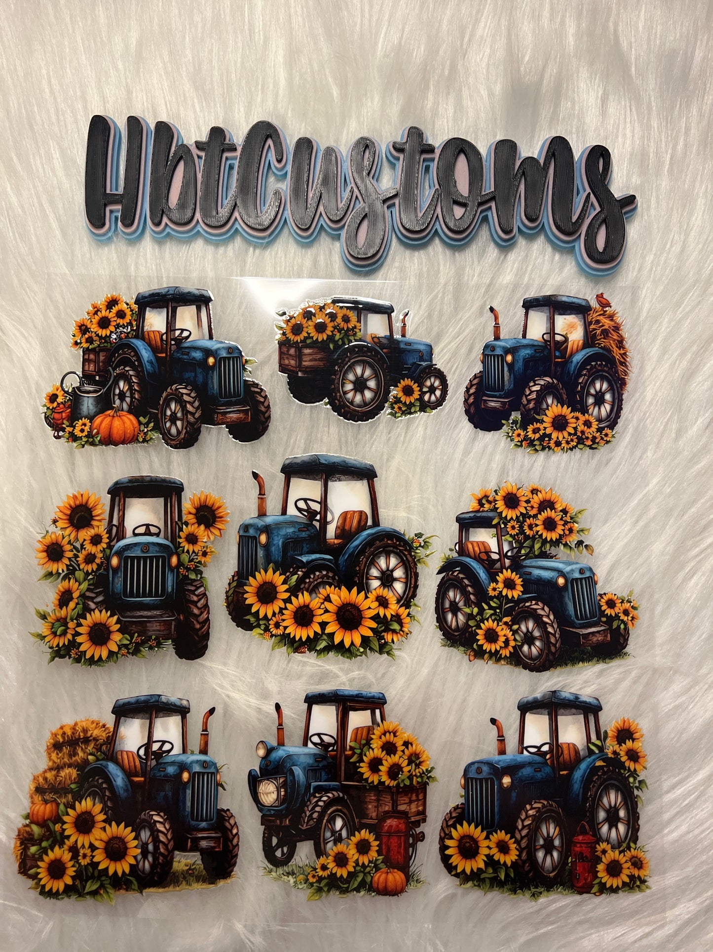 Sunflower Tractor Element