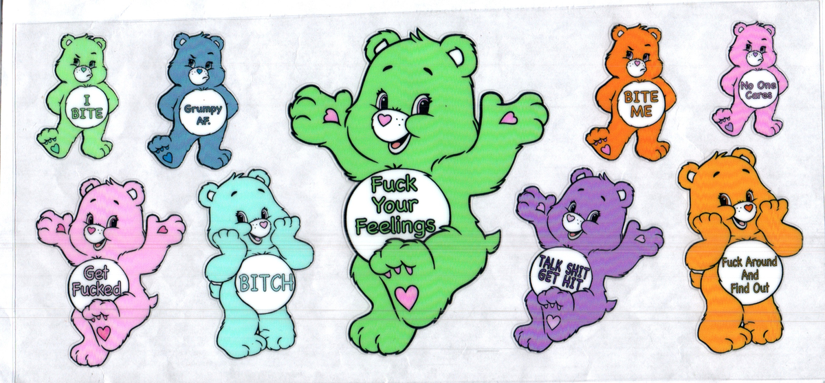 16 oz swear bears sassy bears misc 354