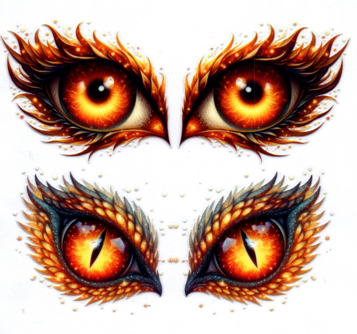 Dragon Eyes 3 Single Decal