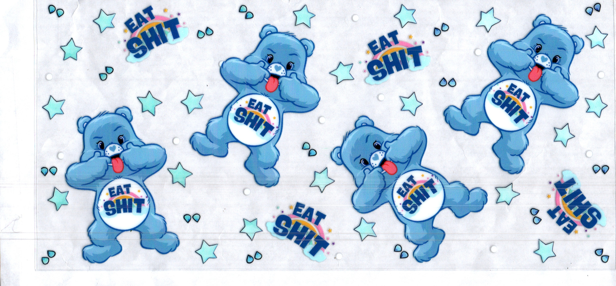 16 oz ear s*** sticking out tongue bear misc 360