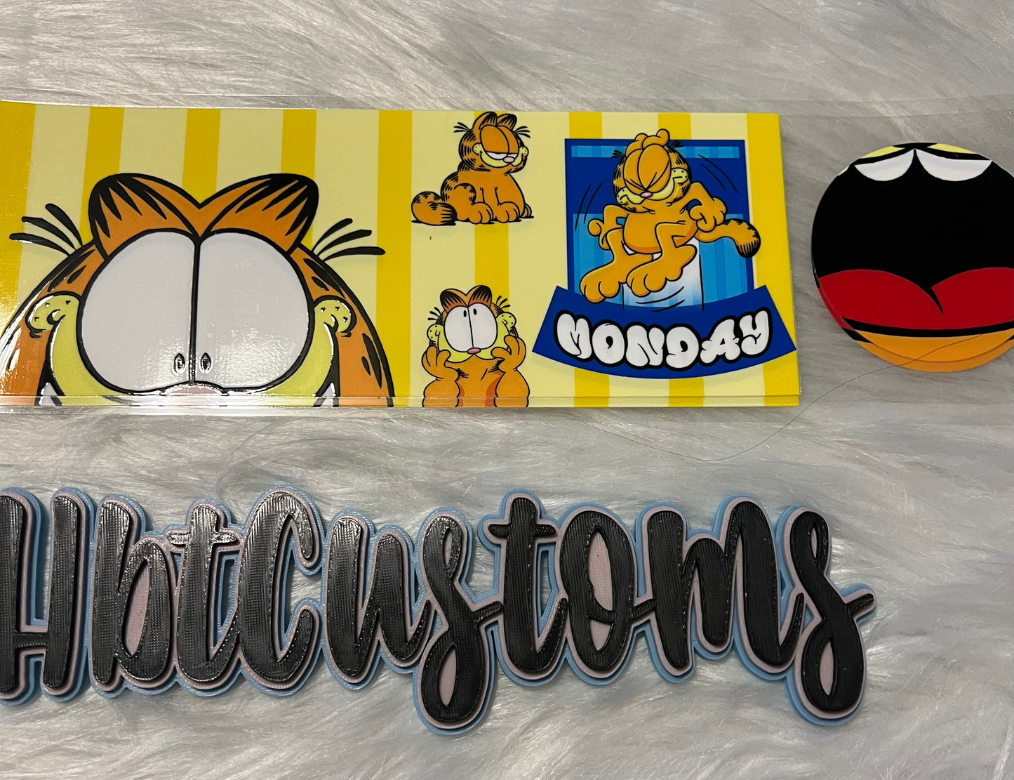 Garfield 11oz coffee cup wrap w/bottom