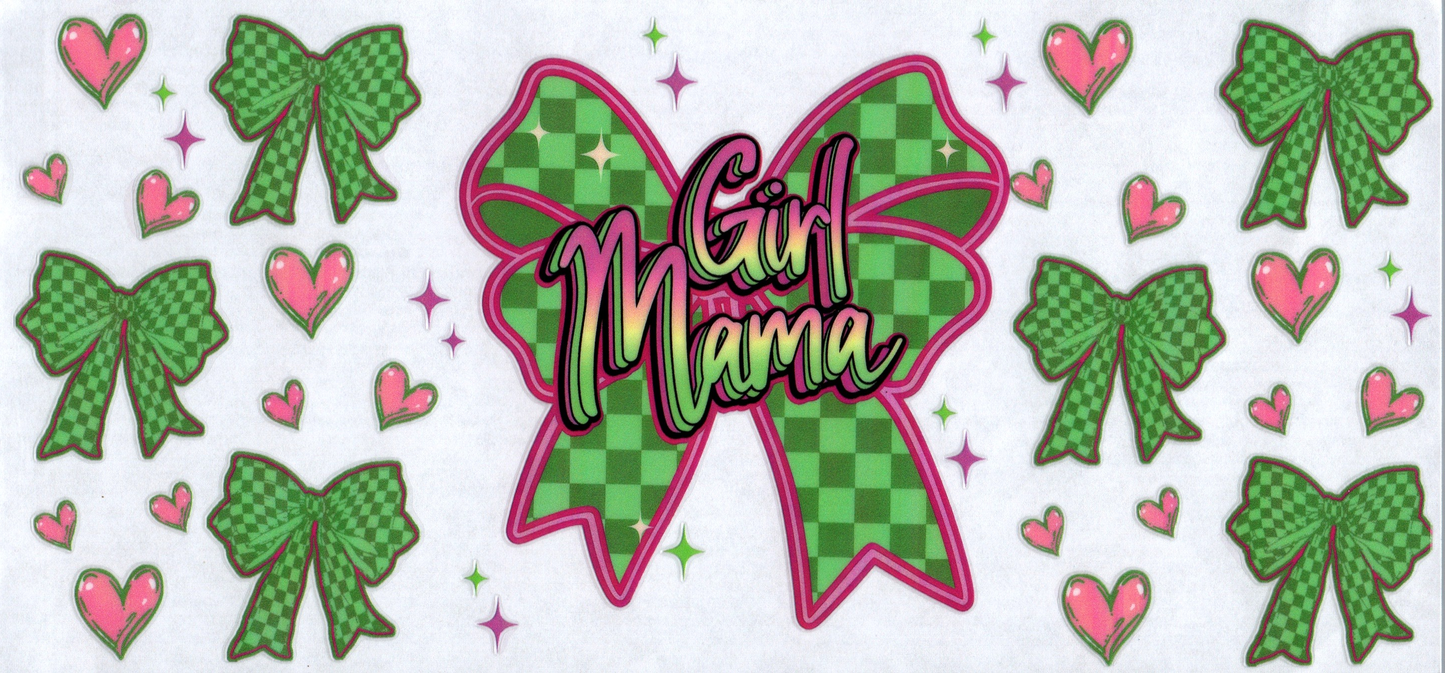 16oz Girl Mama w/Green Bow