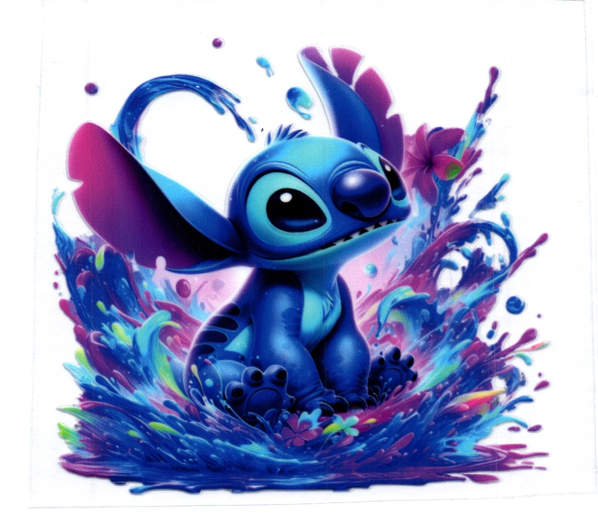 blue guy sitting in water DECALS 38