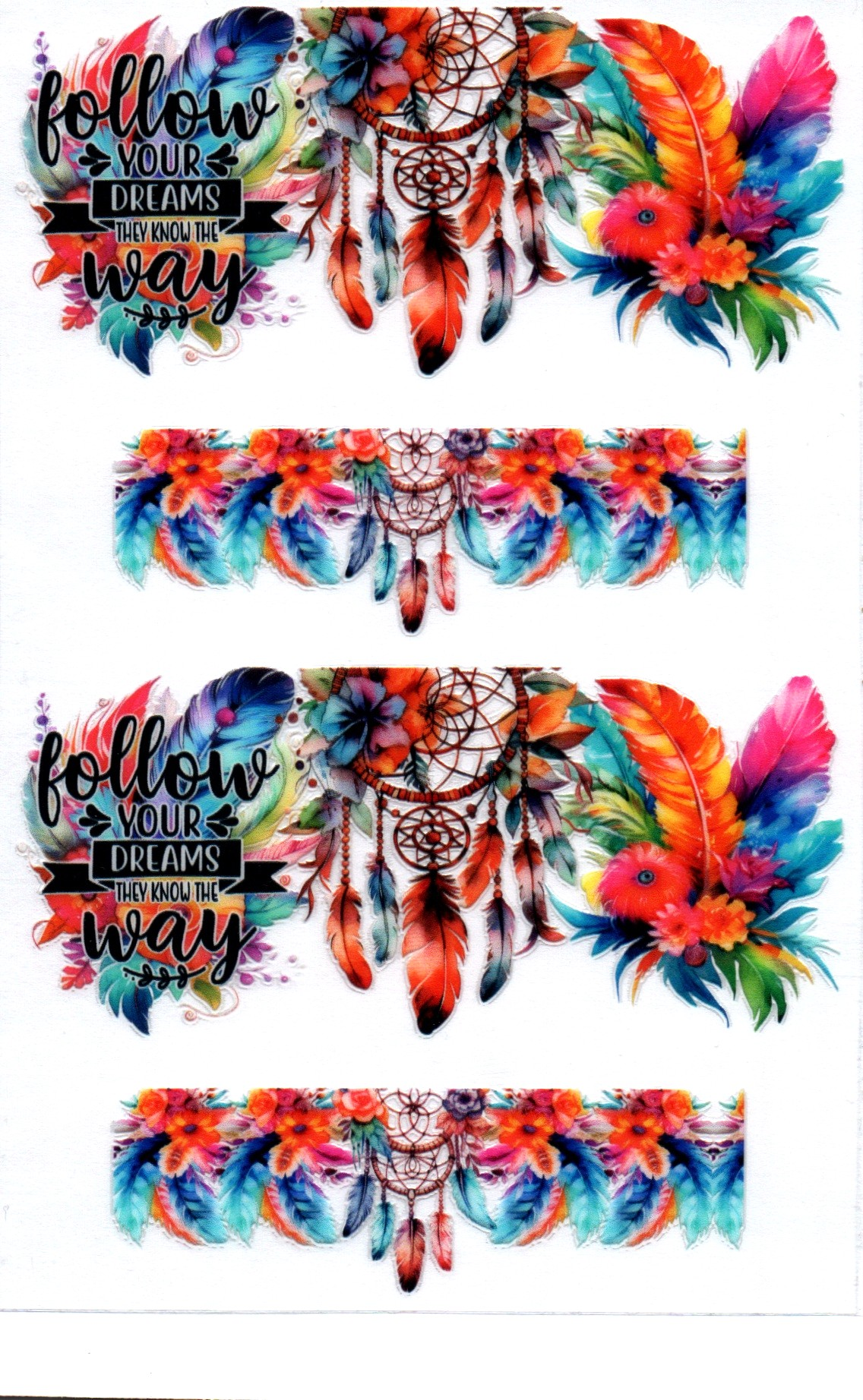 Follow your dreams Key Chain Wrap Double 39