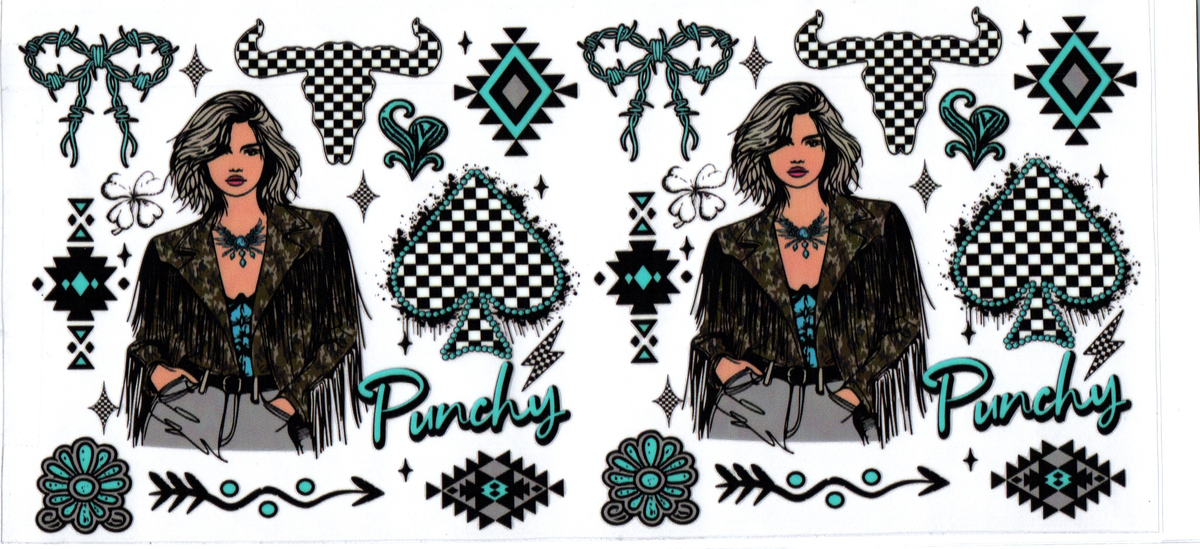 PUNCHY CHECKERBOARD DECALS
