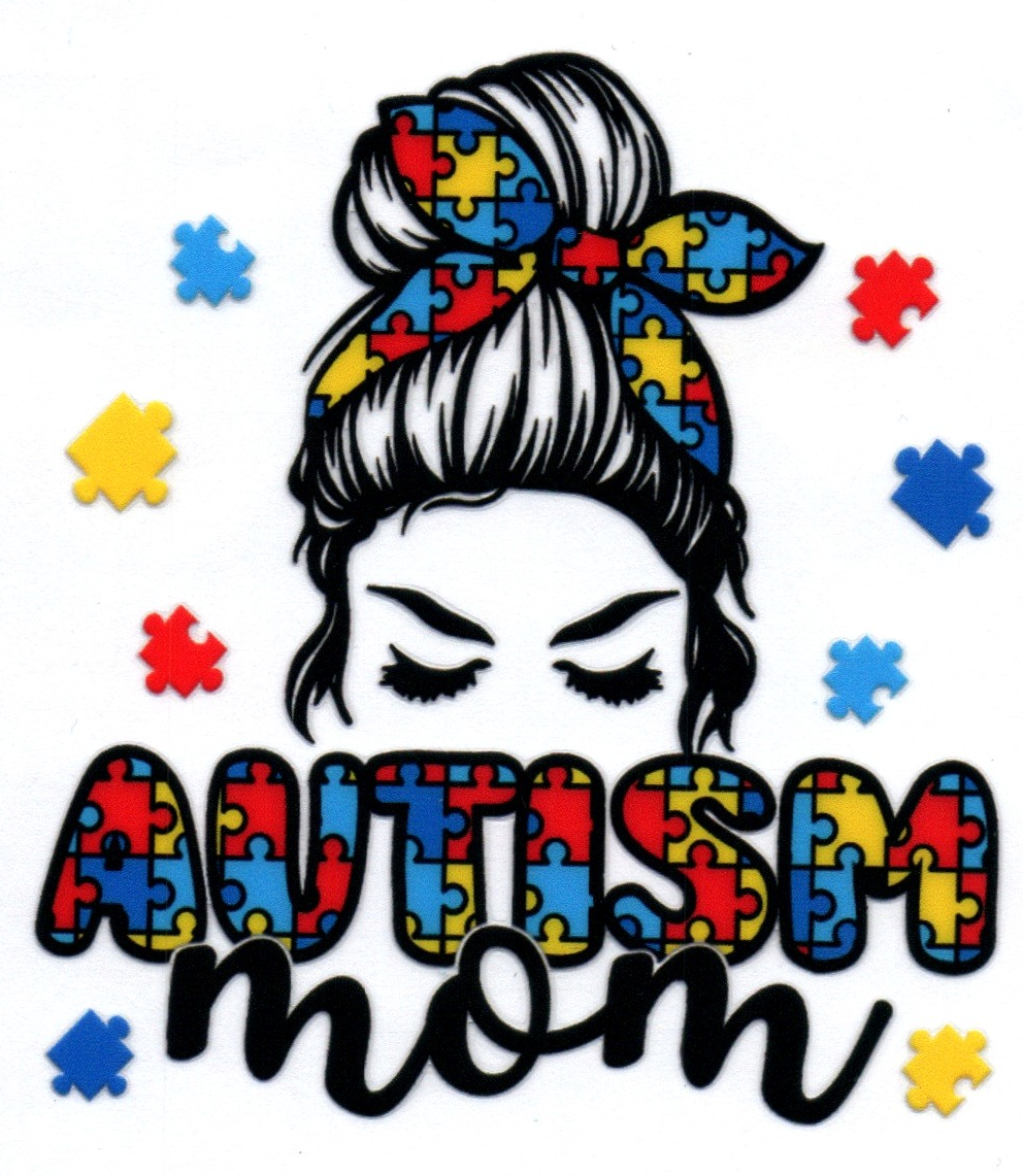 Autism #MomLife Single Decal 3
