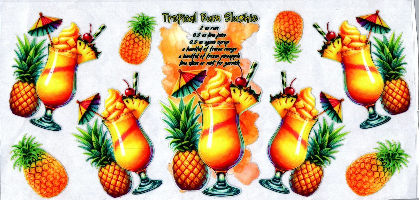 16 oz Tropical Rum Slushie Alcohol 4