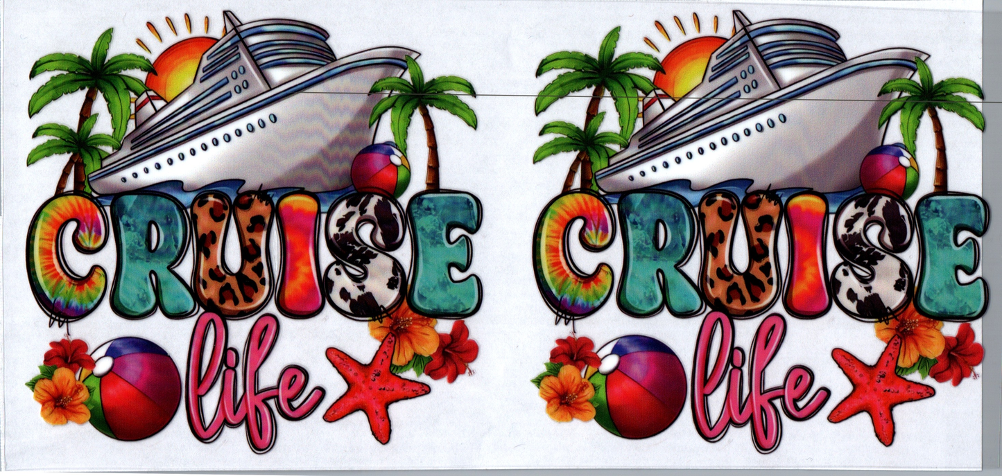 16 oz Cruise Ship 40 2 Decals