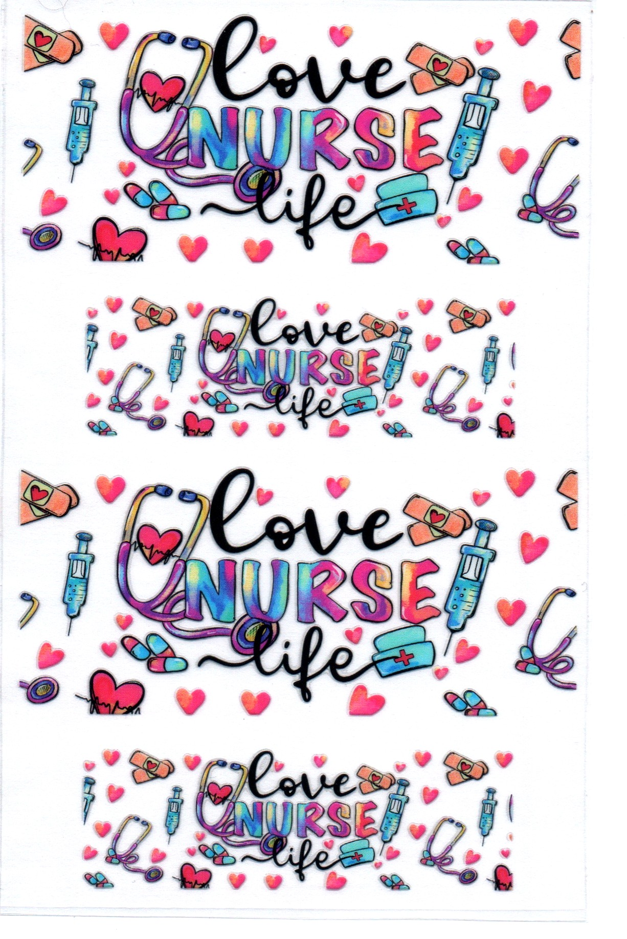 Love Nurse Life Key Chain Wrap Double 41