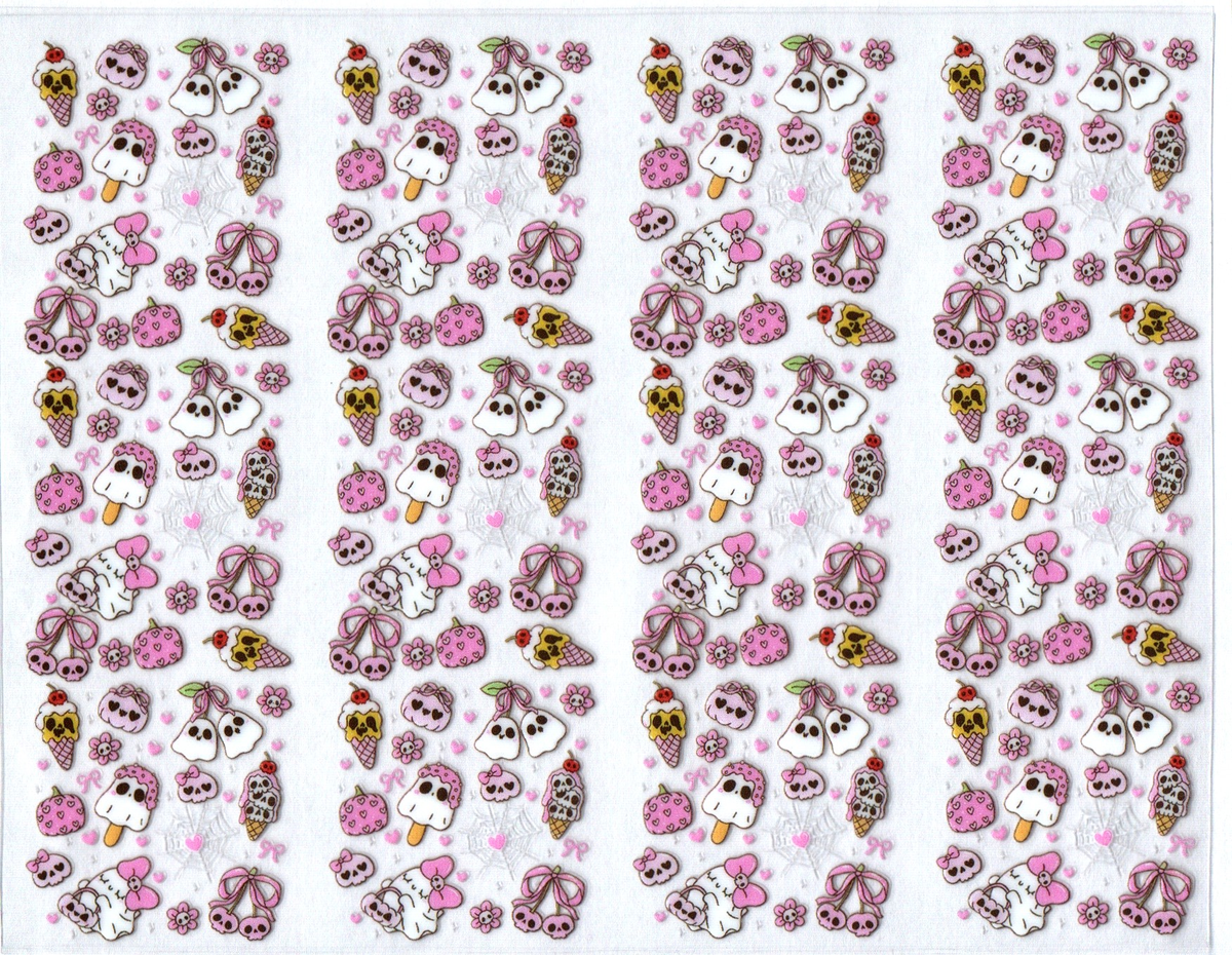ghosty face ice creams pen wraps 42
