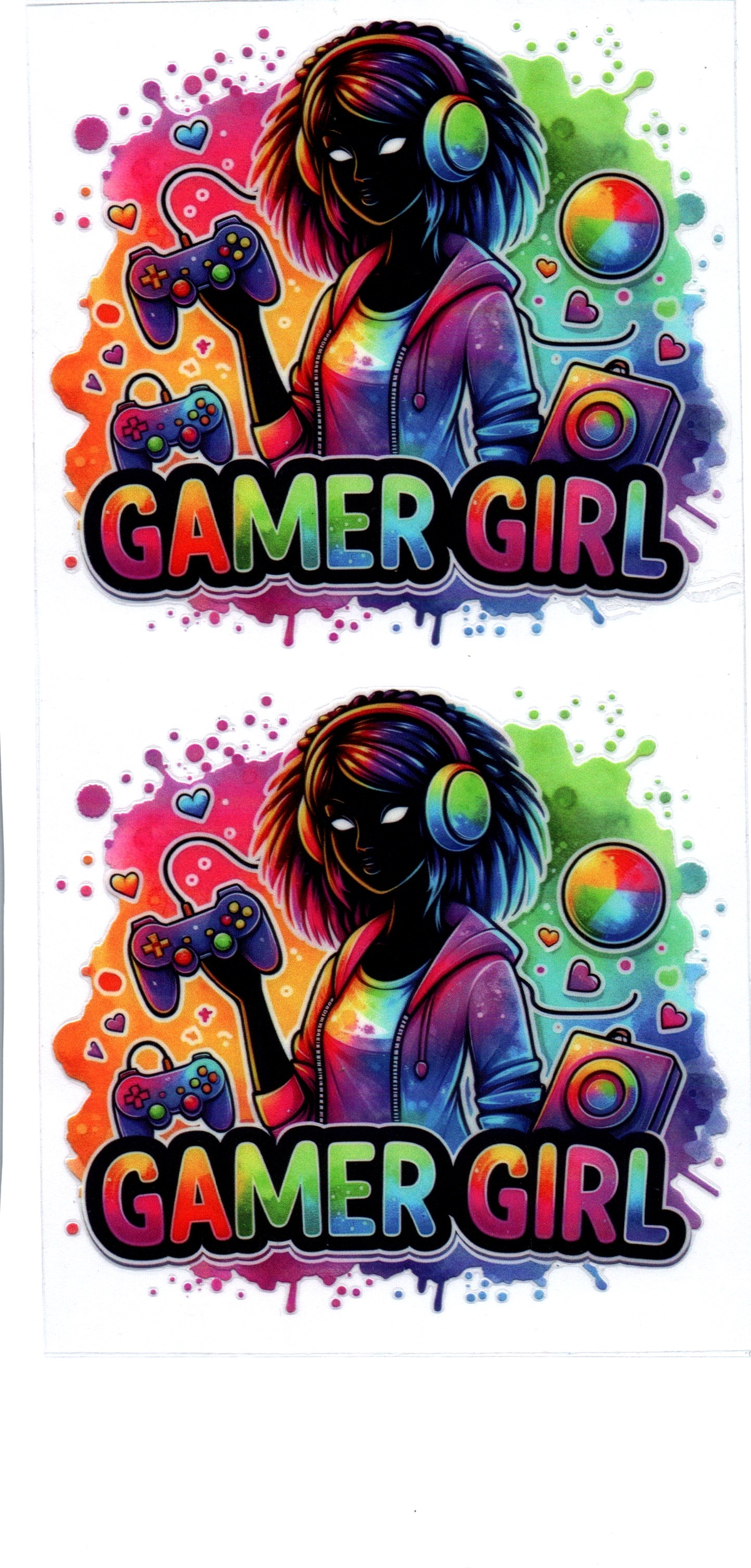 GAMER GIRL DECALS