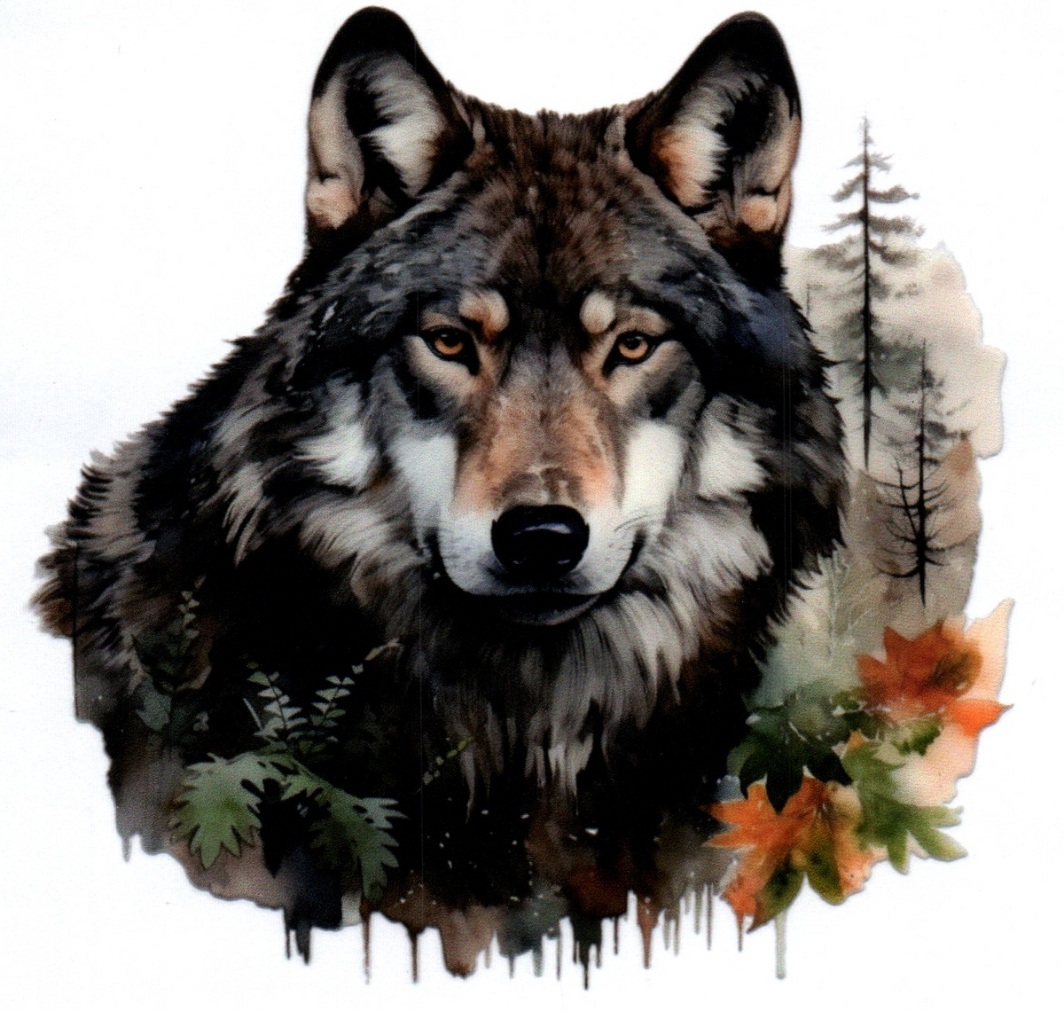 Wolf Single Decal 4