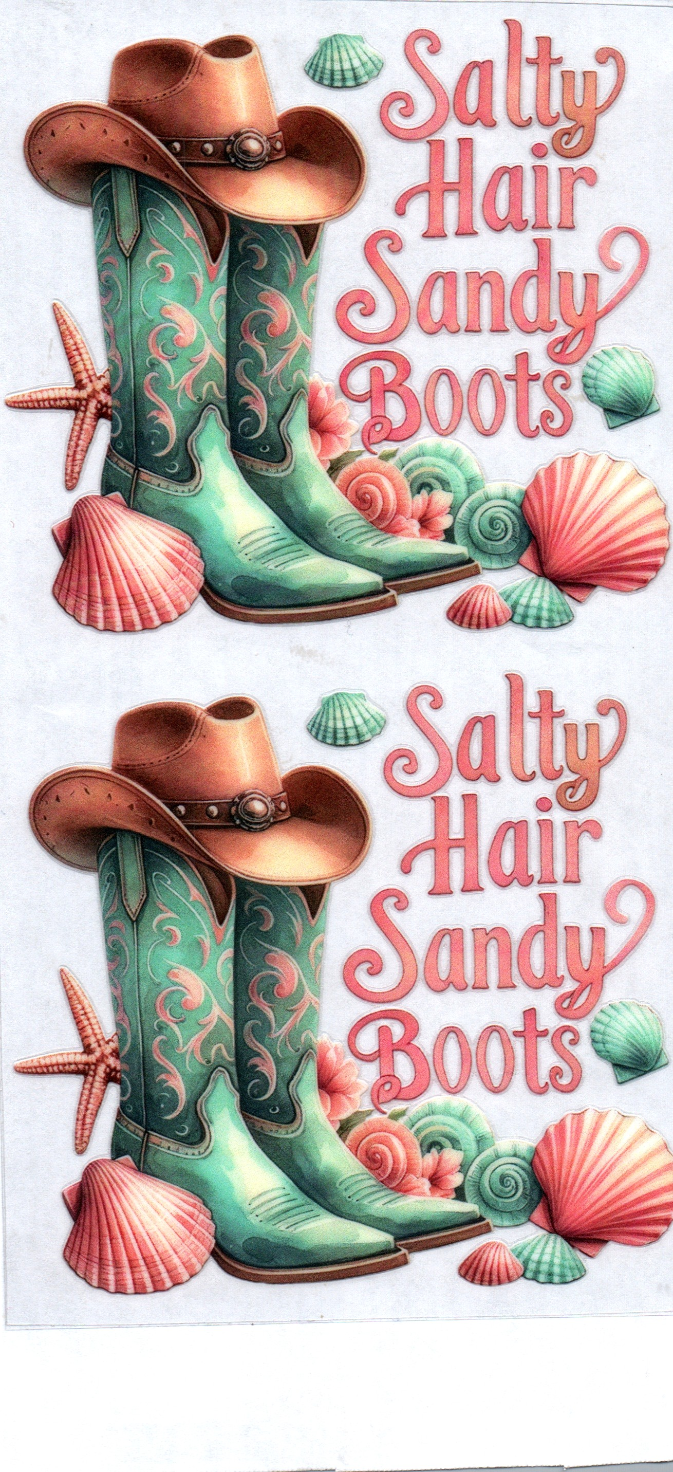 16 oz Salty Hair Sandy Boots 2 Decals