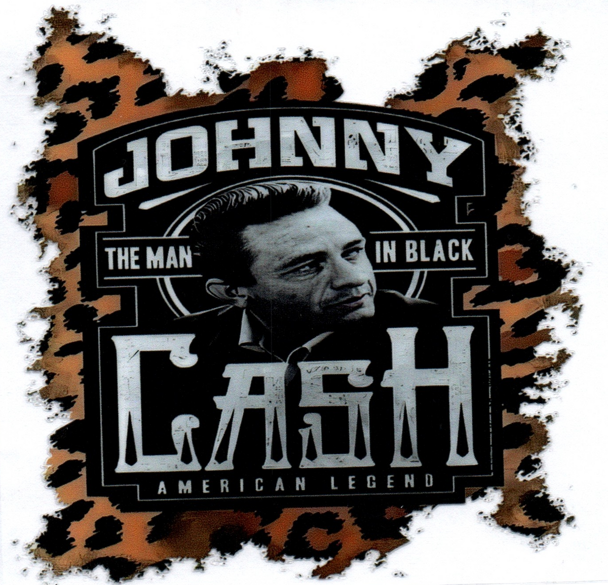 Johnny Cash Misc. Single Decal 46