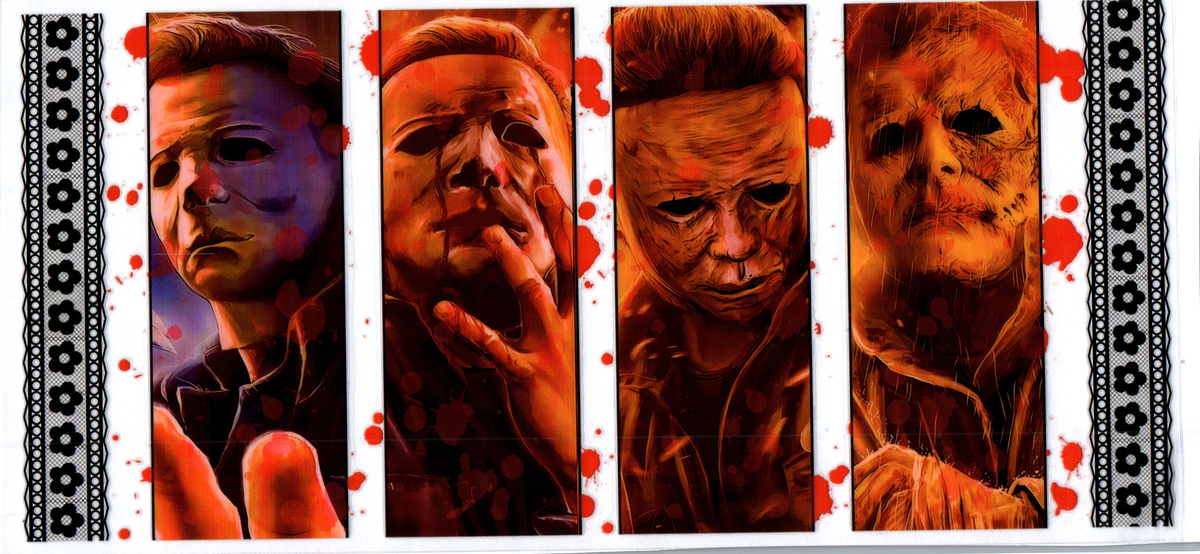 red horror guys with black lace boards Horror 46