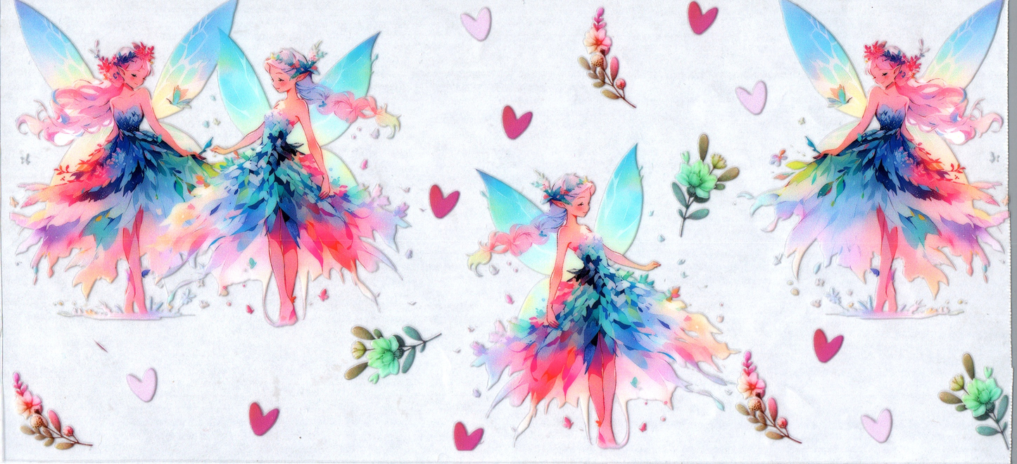 16 oz Pastel Rainbow Fairies