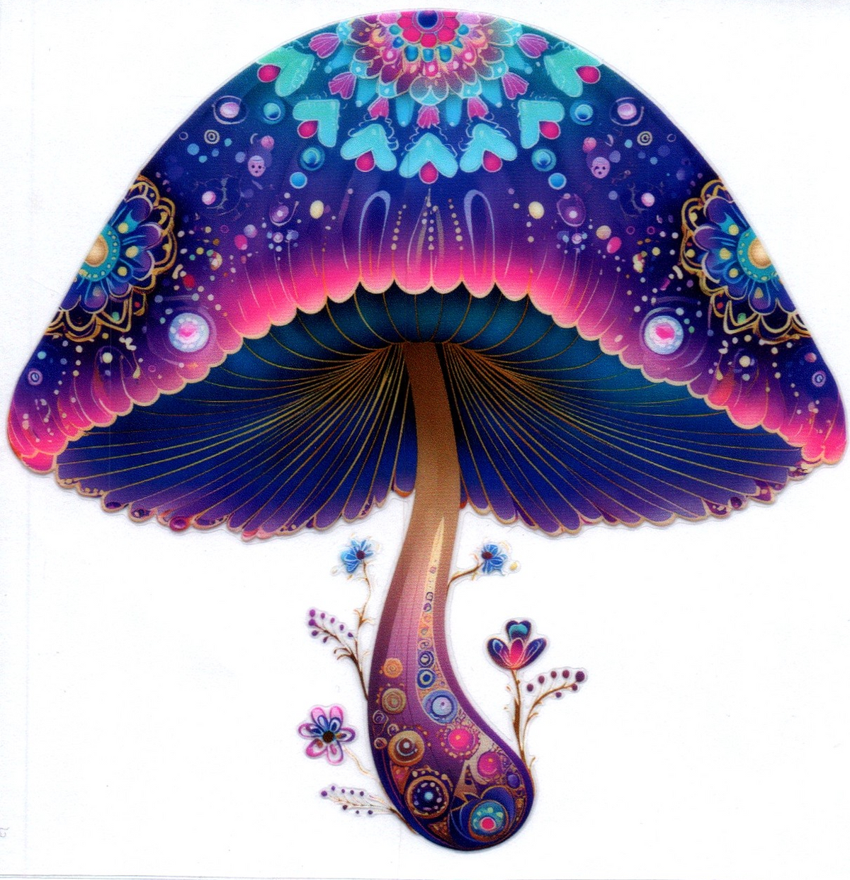 Blue Mushroom 4
