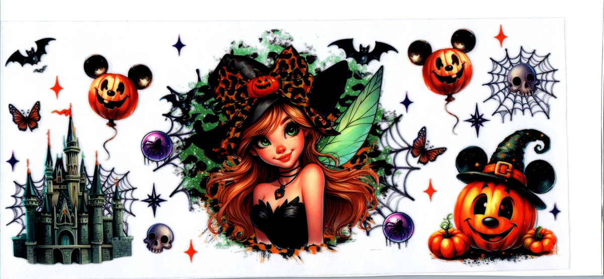 16oz Pans spooky fairy girl Halloween 48