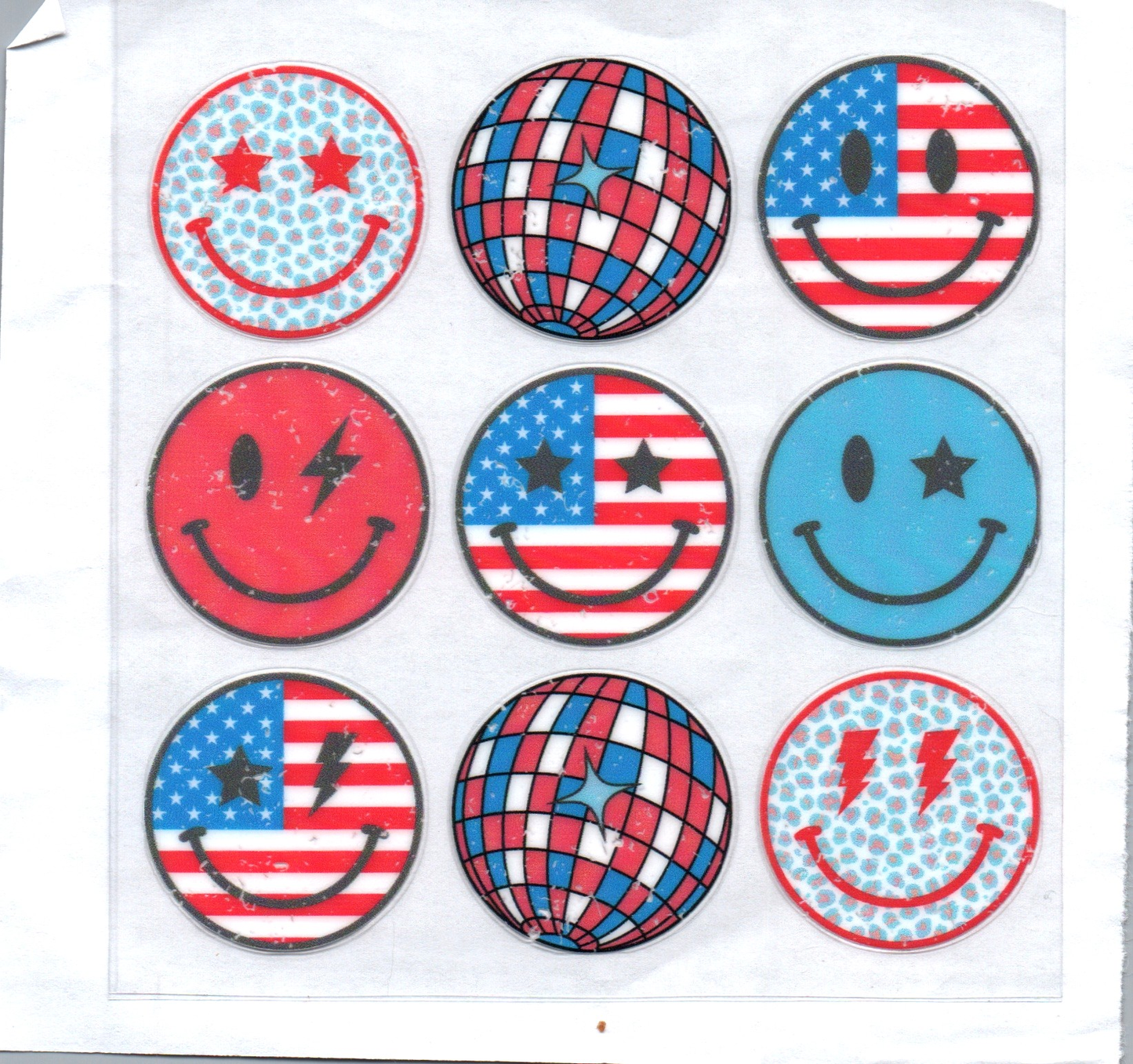 RWB Happy Faces Decal