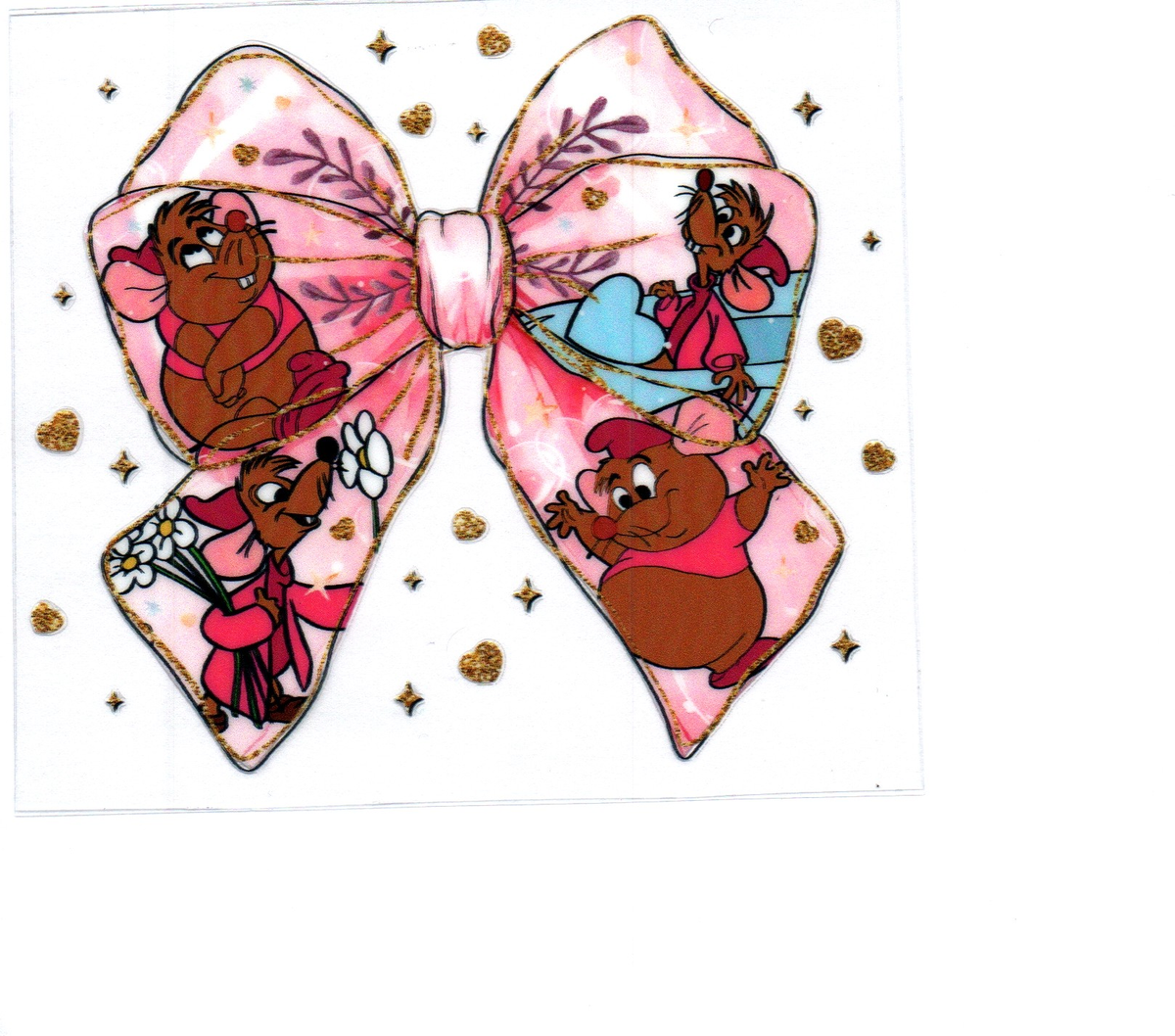 snow mice bow DECALS 49