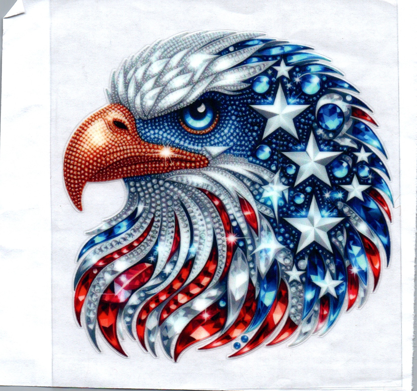 Jeweled Eagle Decal