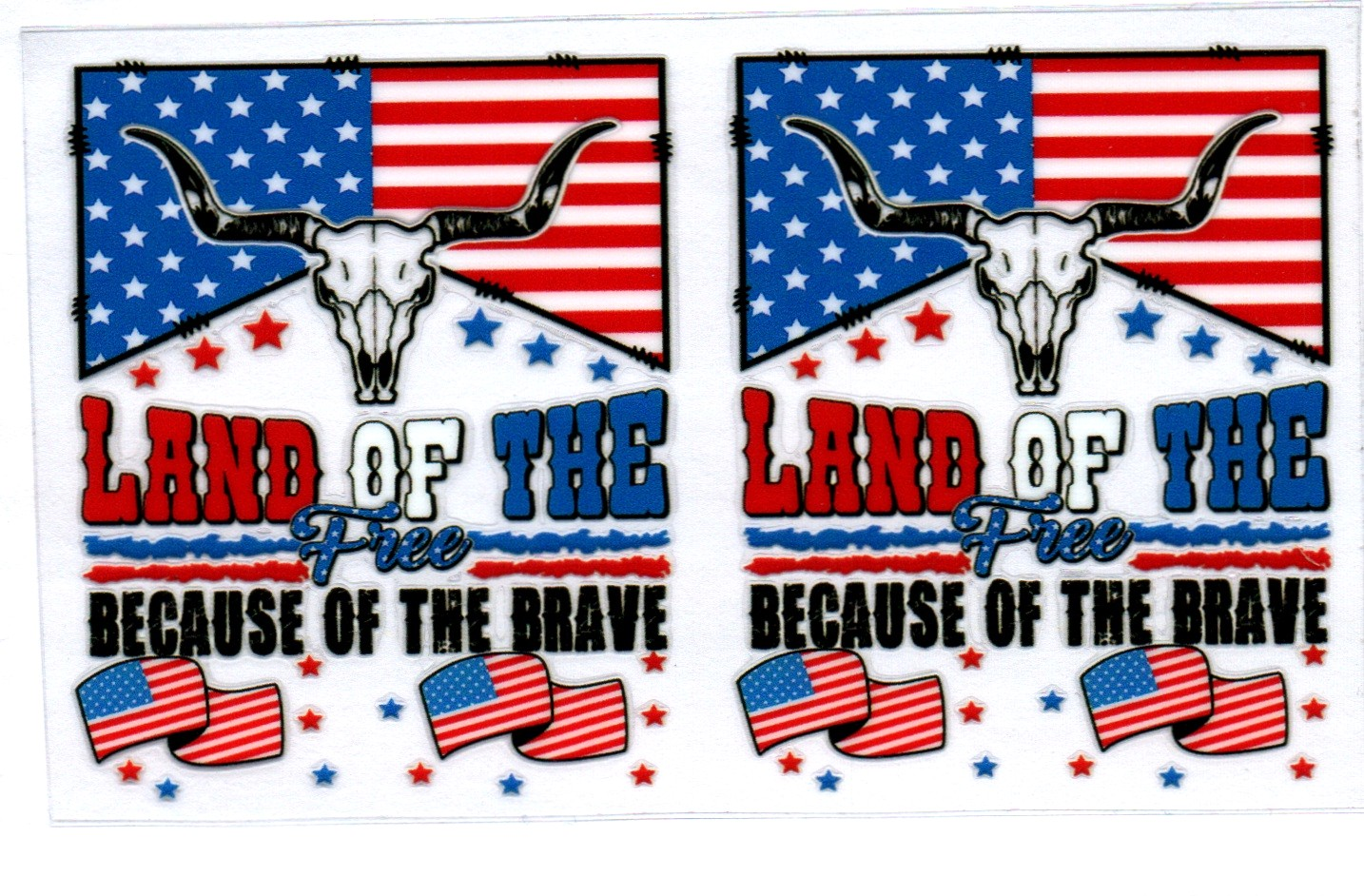 Land of the Free Spray Bottle Wrap 52