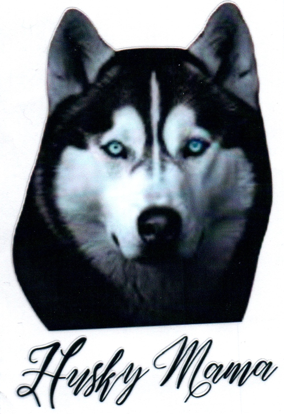 Huskey mama Single Decal 53