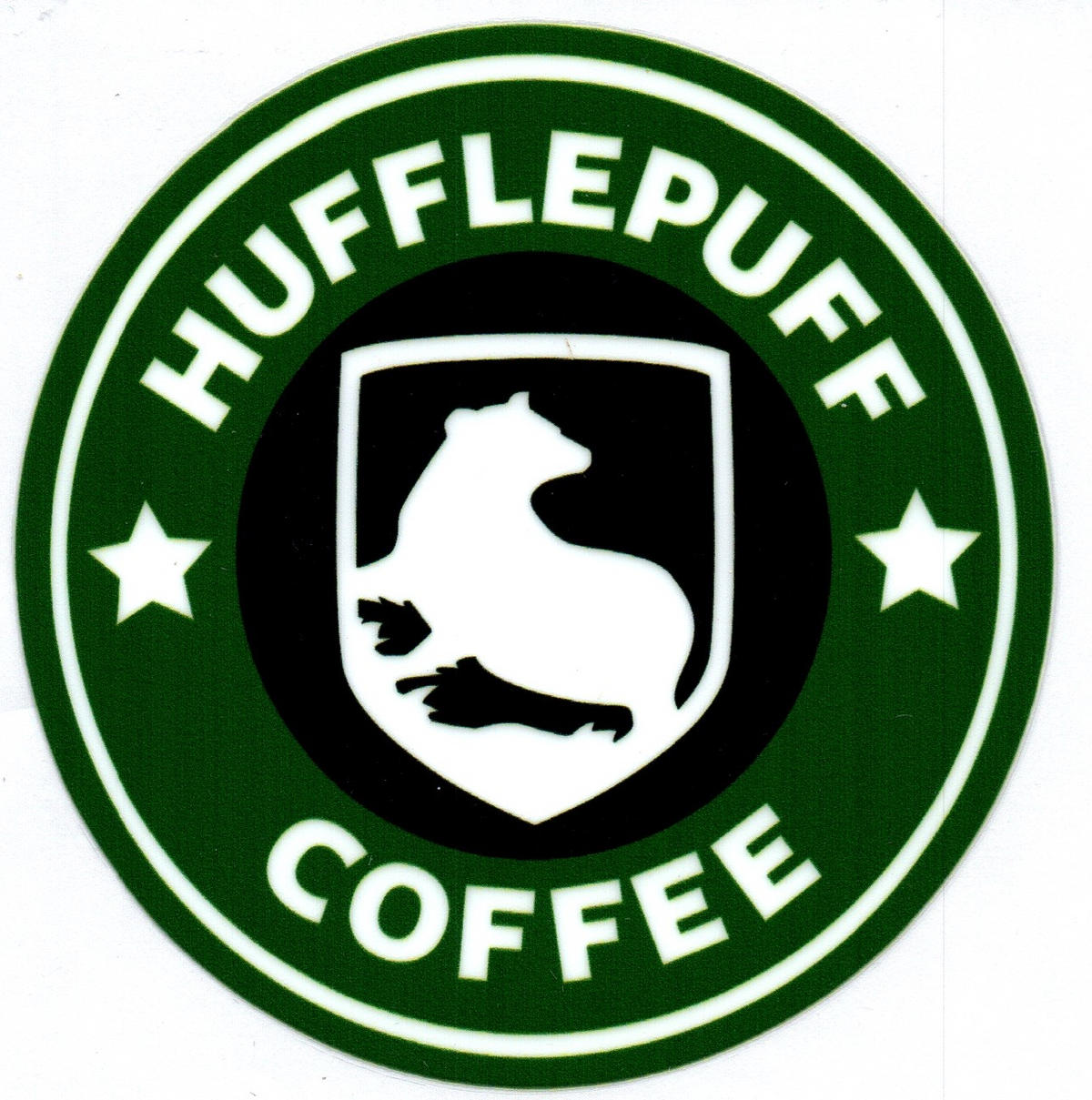 HP SB Coffee Hufflepuff 5 Single Decal