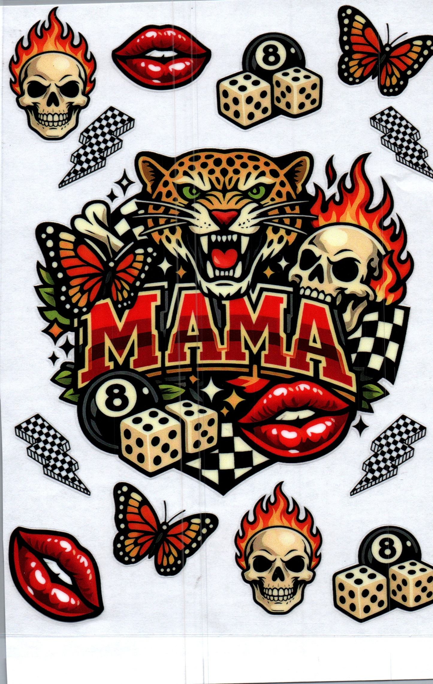 Mama Orange & Black Brown A5 5