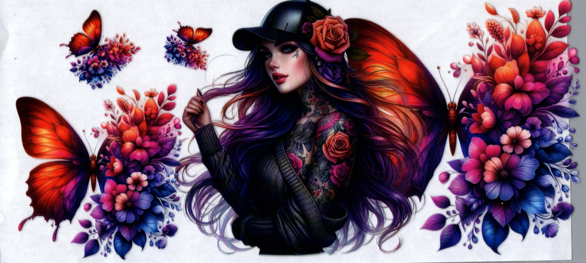 16 oz Tattoo Girl 54