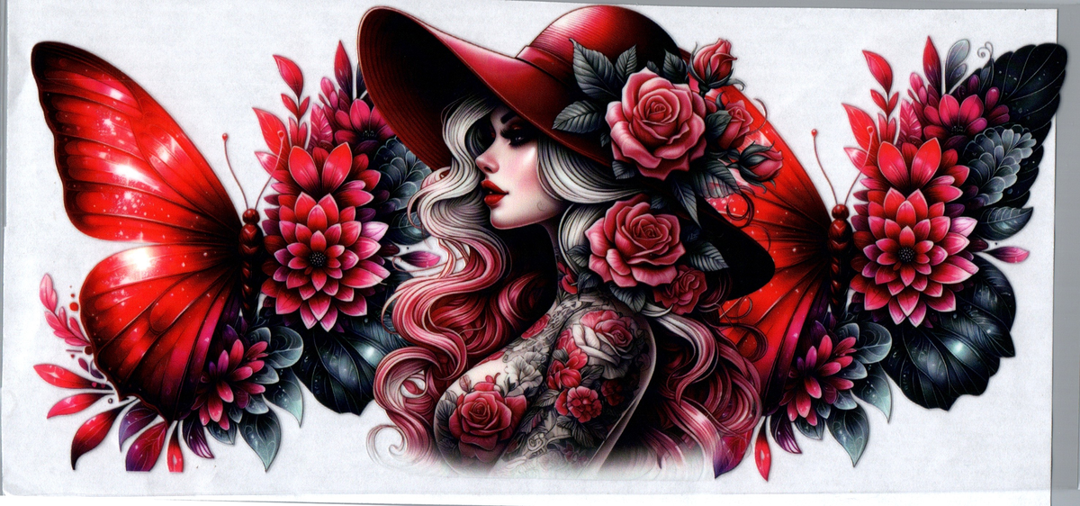 16 oz Tattoo Girl 57