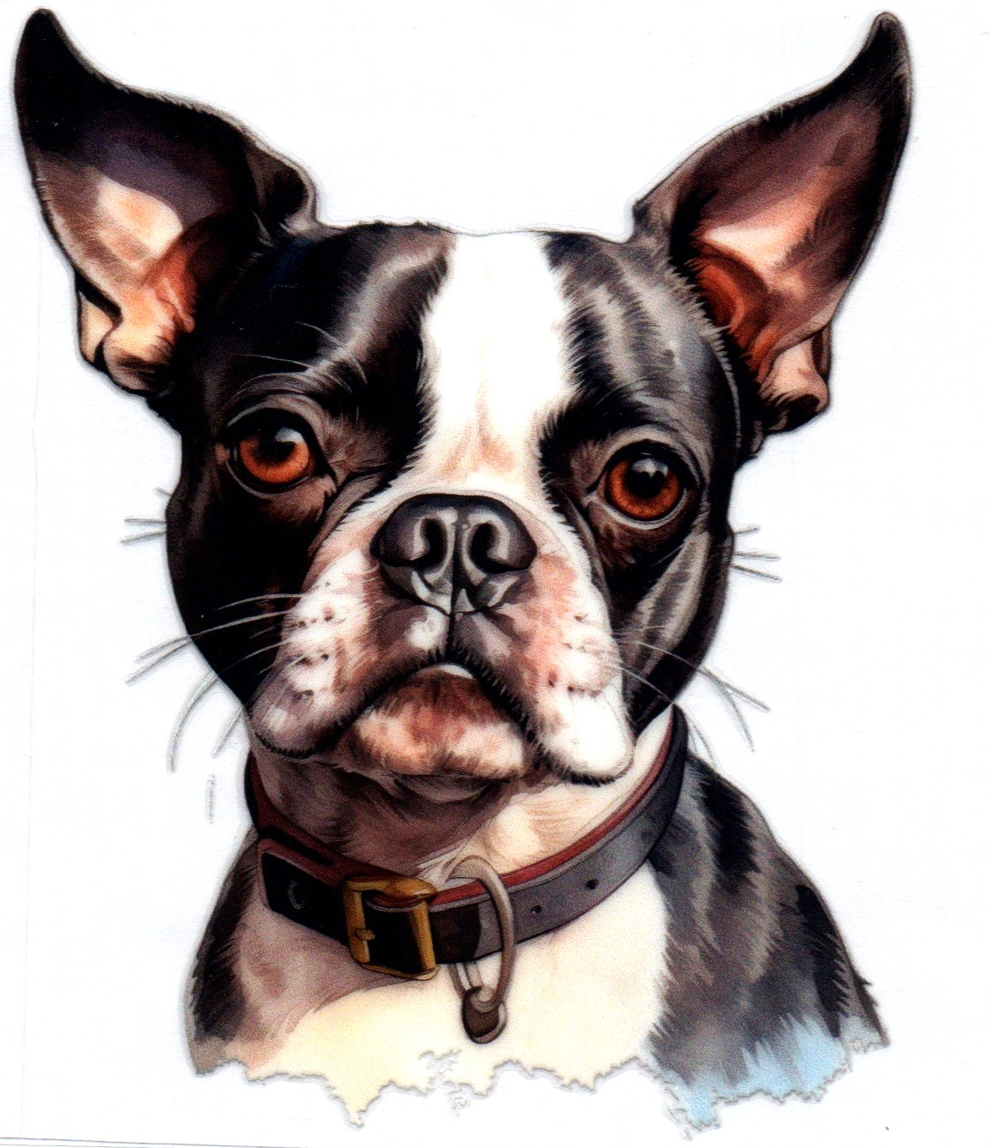 Boston Terrier Single Decal 58