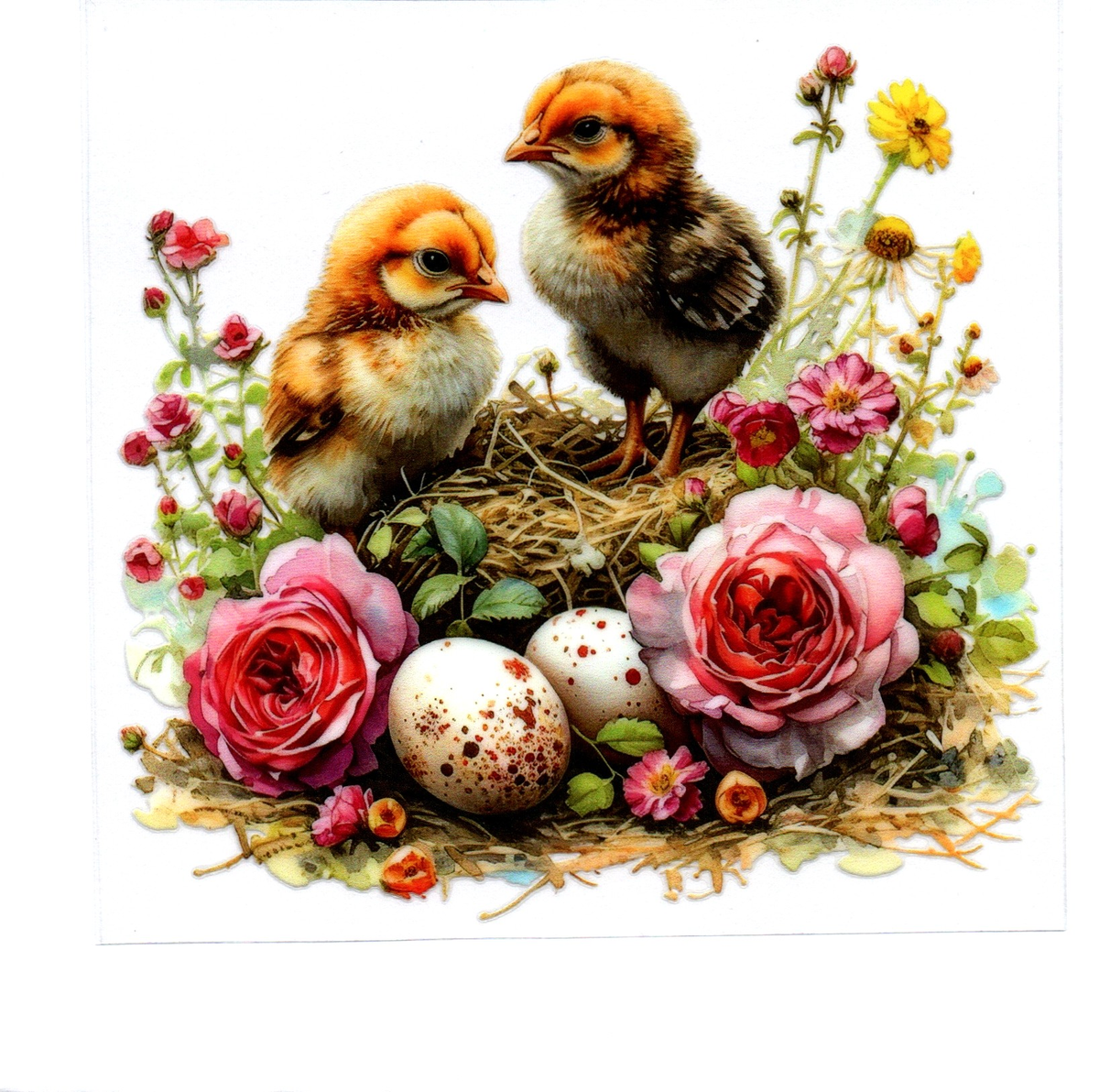 Baby Chicks Single Decal 58