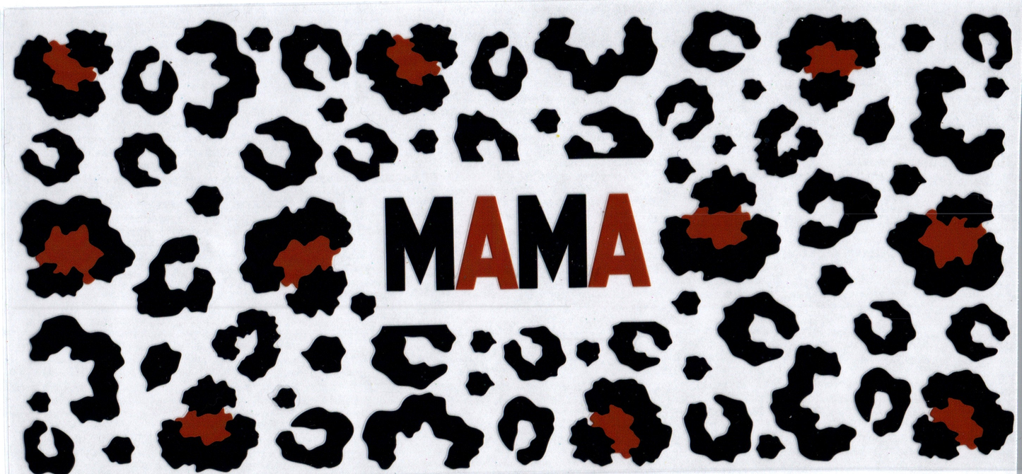 16oz Mama w/brown leopard spots