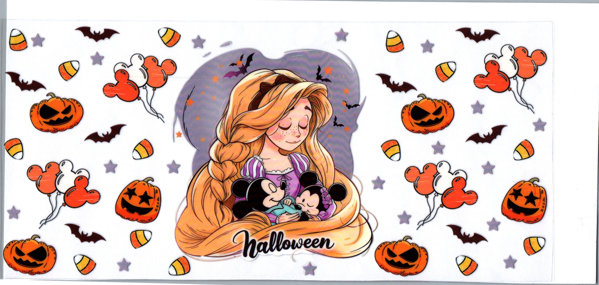 16oz long hair girl with mousey babies Halloween 60