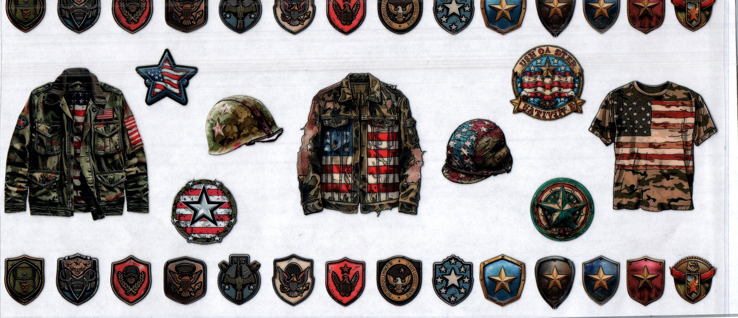 16 oz Military Medals and Jackets 52