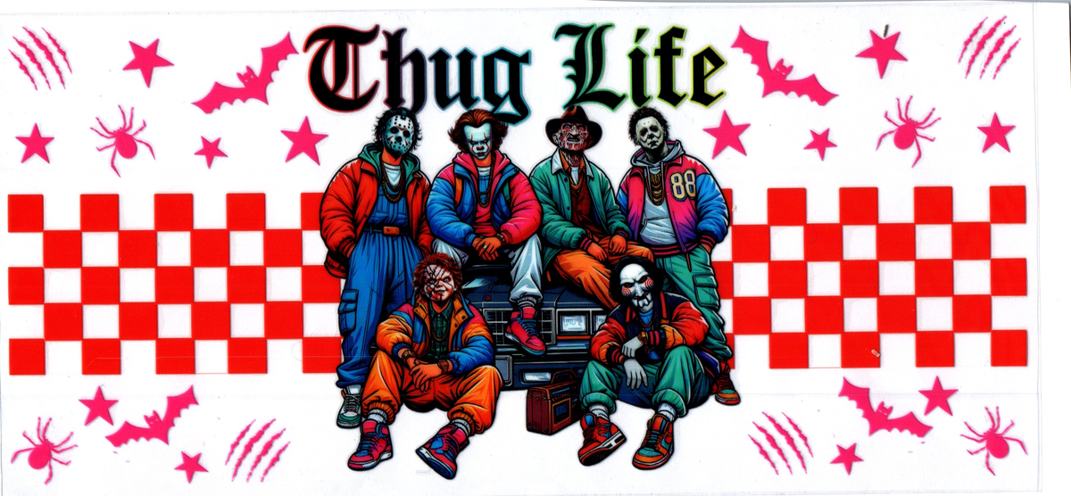 Red Thug Life Horror 62