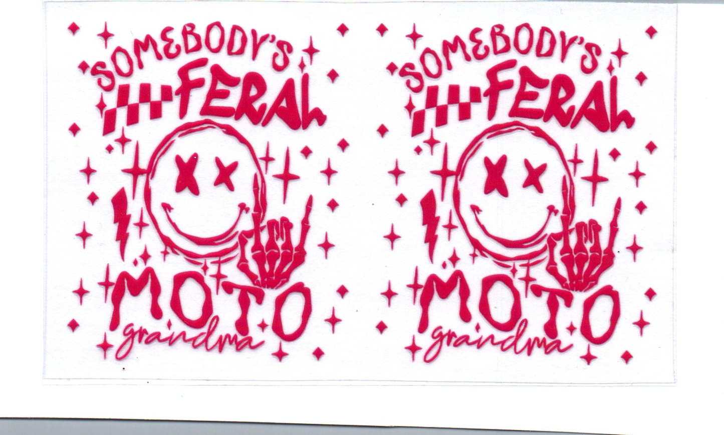 Somebodys Feral Moto Grandma Spray Bottle Wrap 6