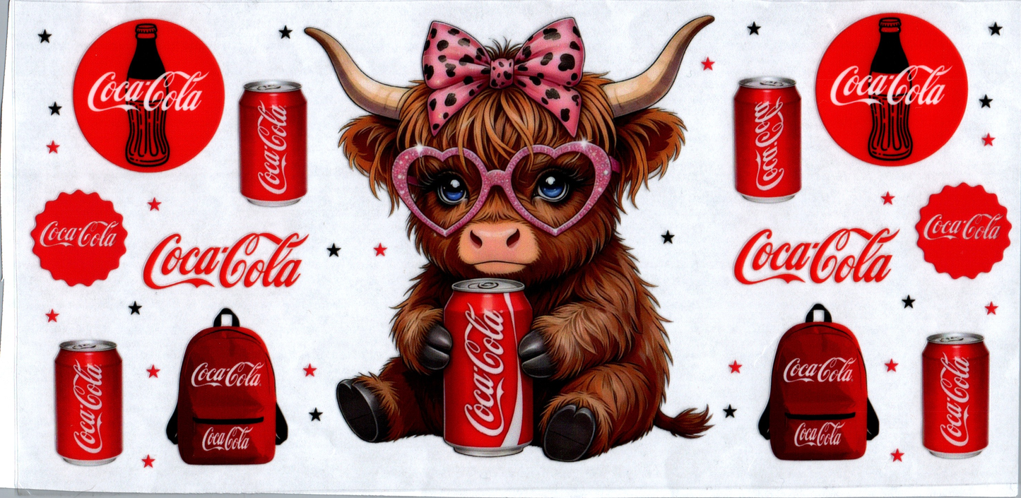 16 oz Coca-Cola Cow #63