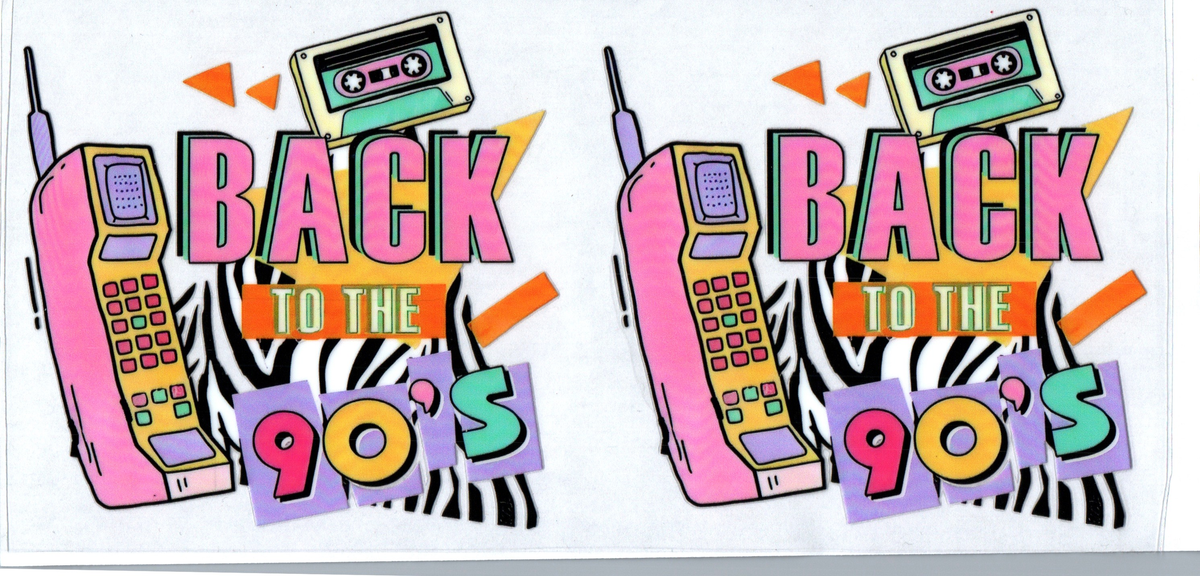 BACK TO THE 90'S DECALS