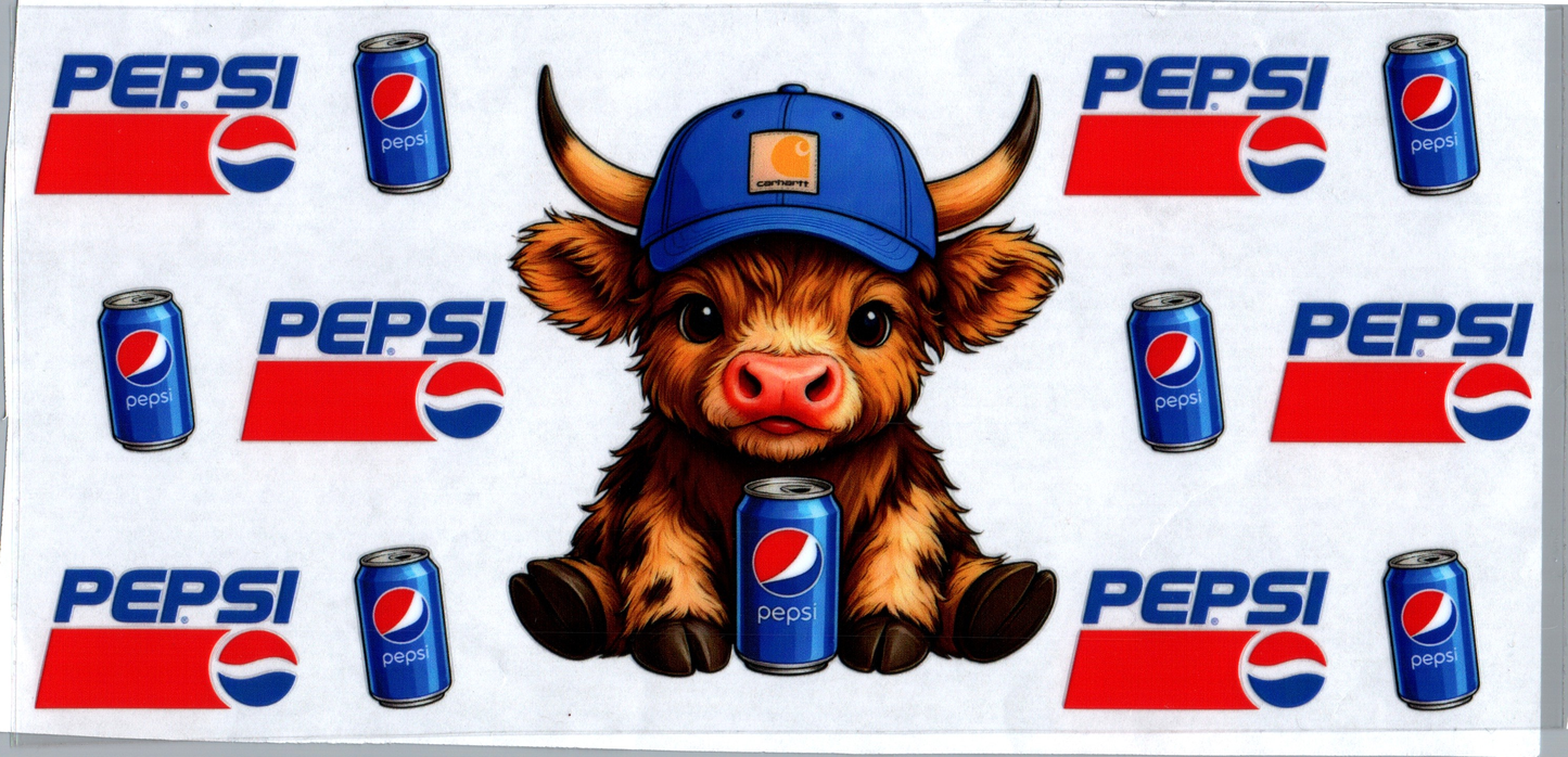 16 oz Pepsi Cow #64
