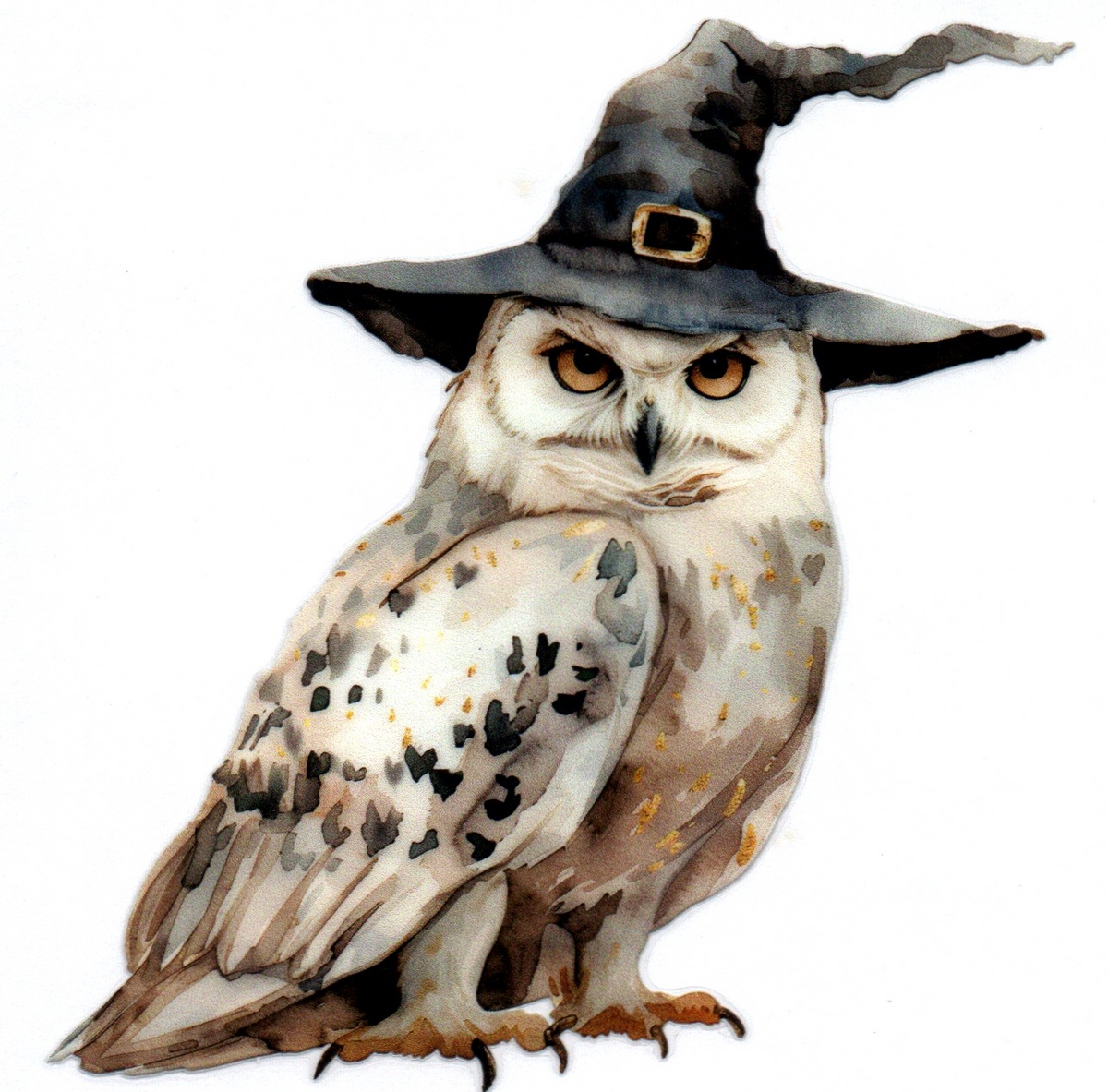 HP Hedwig w/wizard hat Misc. Single Decal 64