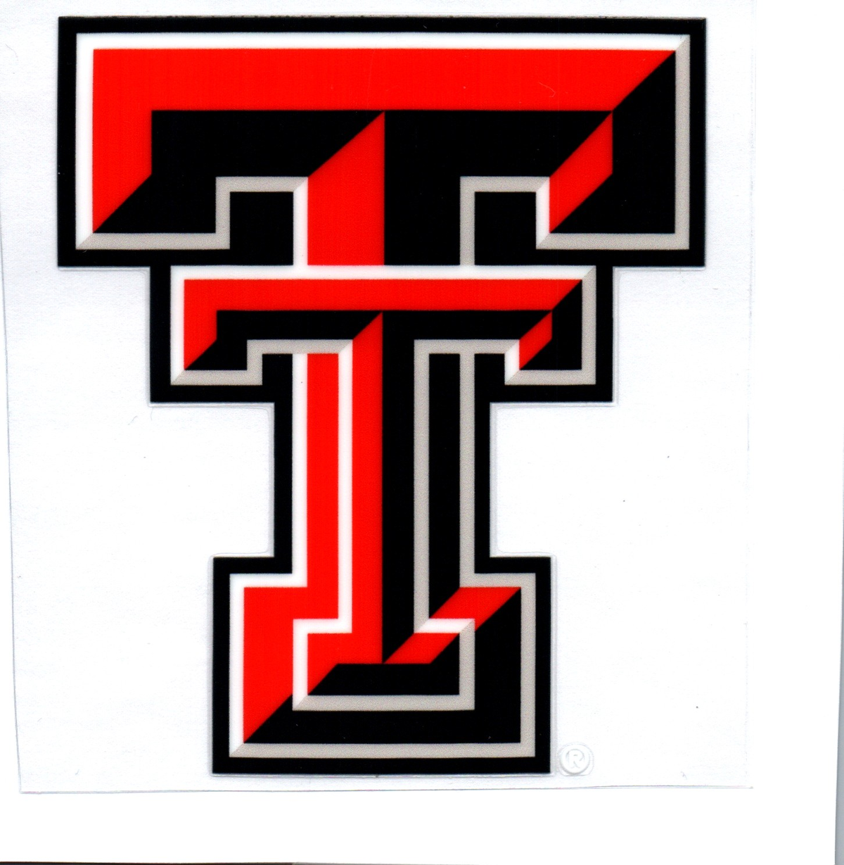TX tech red raiders feathers Single Decal football 67