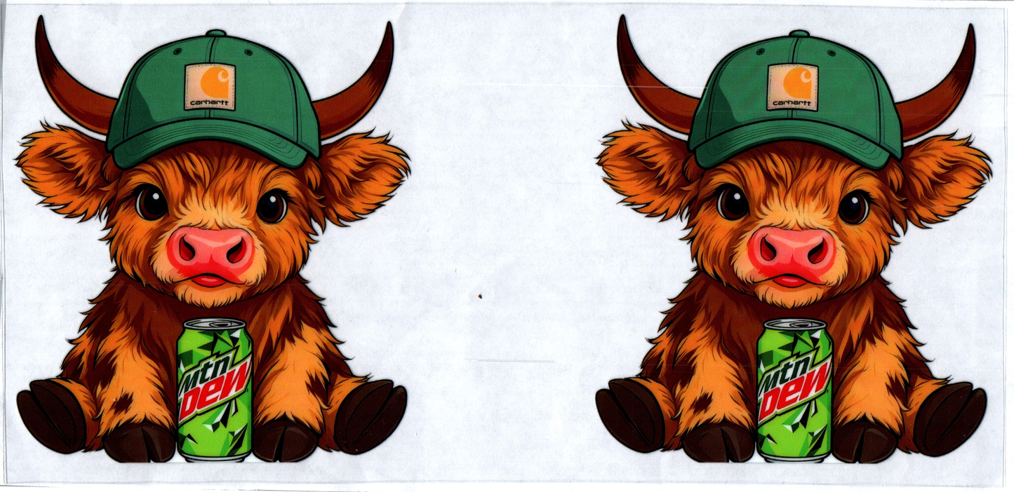 16 oz Mt Dew Carhartt Cow #69
