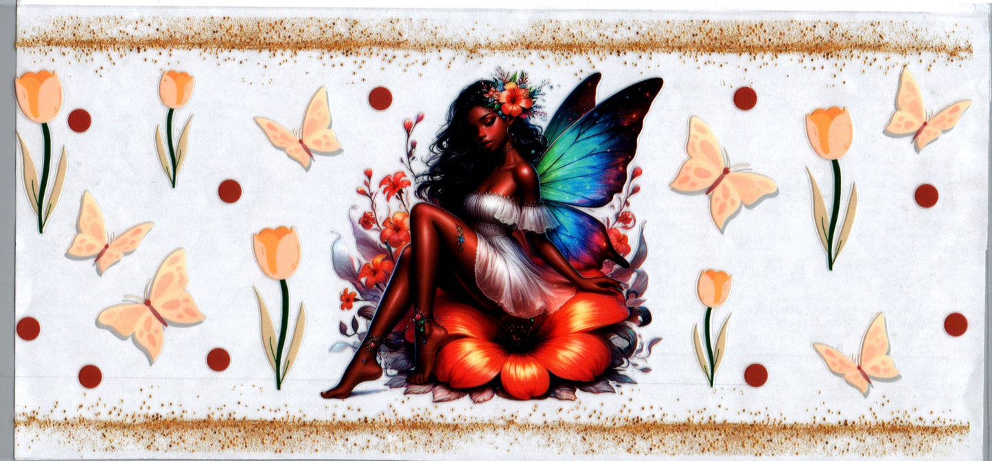 16 oz Fairy on flower