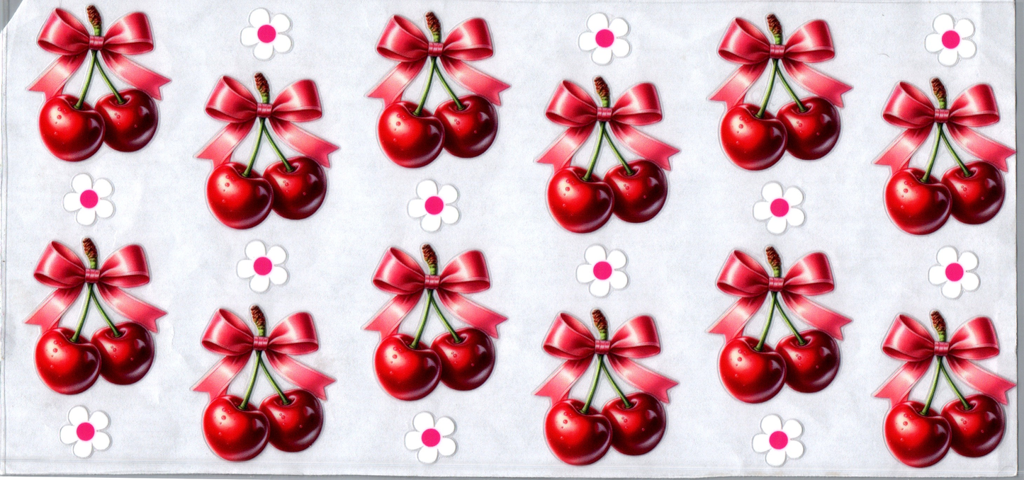 16oz Cherries & Bows 70