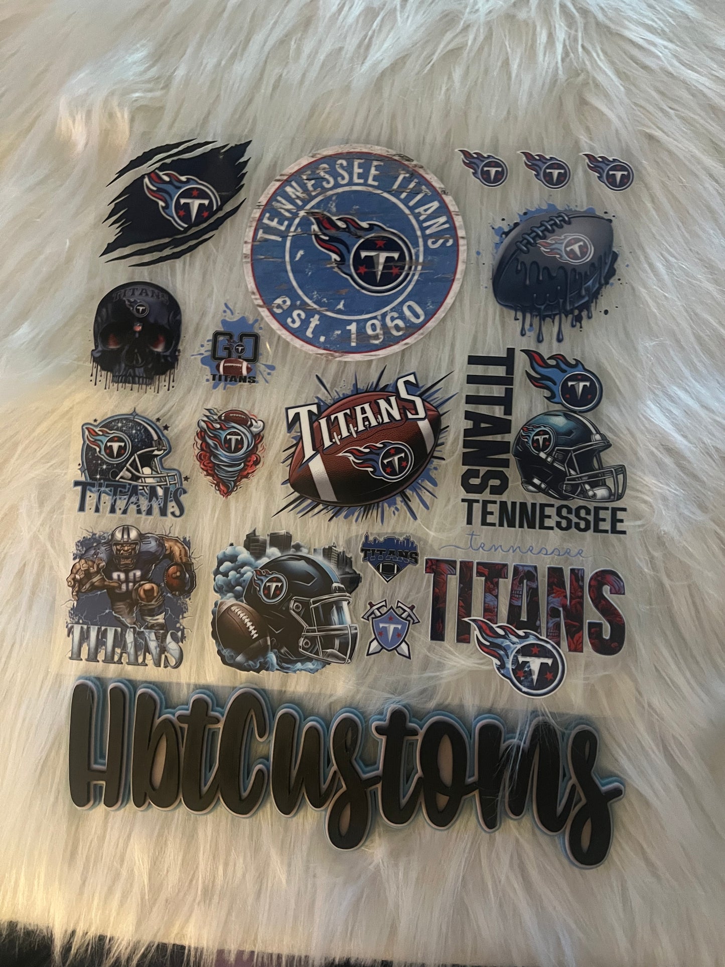 Blue Star Football Element 10 x 10