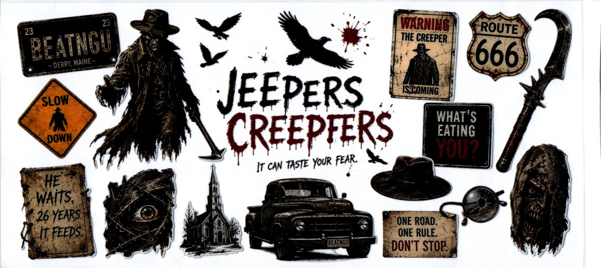 Movie -Jeepers Creepers 72- 16oz wrap